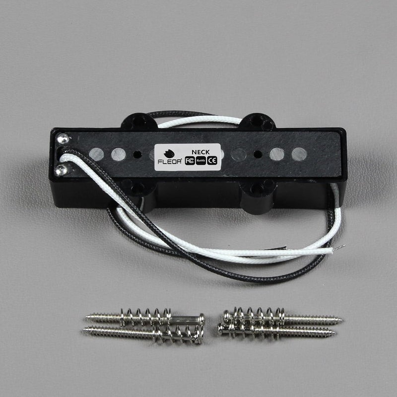 FLEOR Alnico 5 J Bass Pickups Neck Pickup for 4 Strings J Bass Guitar Pickup Part - Image 4